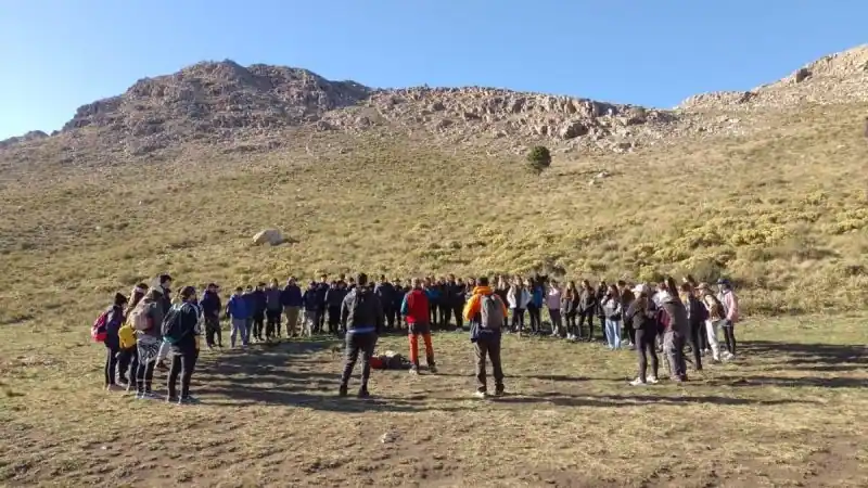 Actividad en Sierra de la Ventana